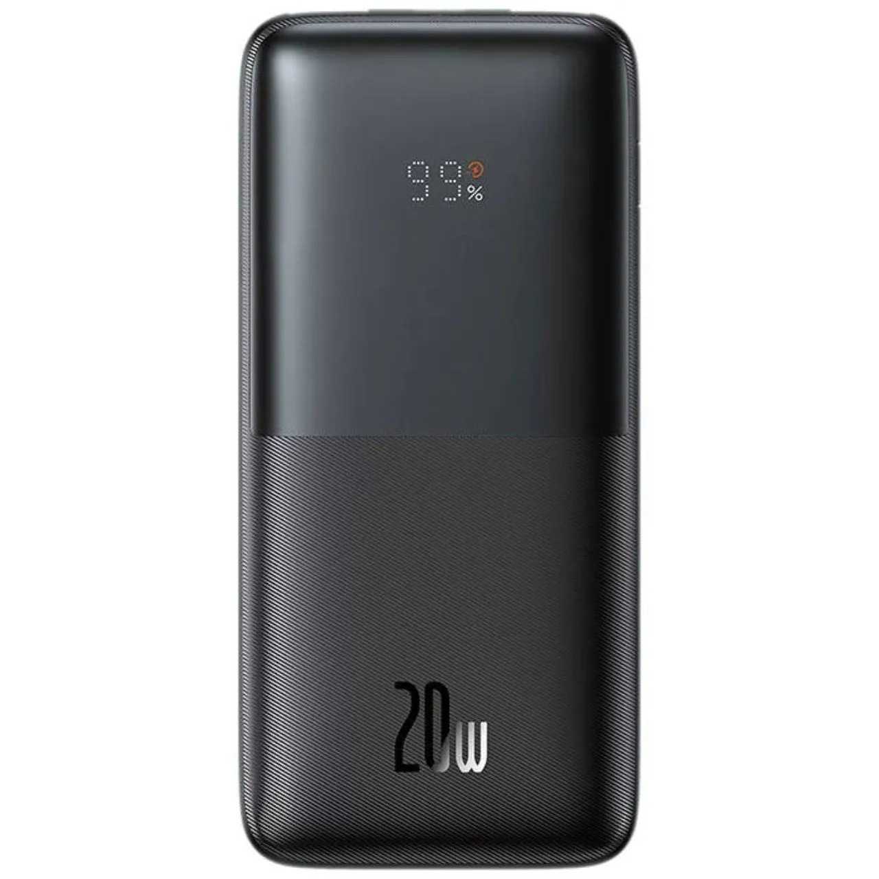 Baseus Batterie externe Bipow Pro Affichage numérique 10000mAh, 20W, 2x USB, 1x USB Type C, câble Type-C 3A, Noir