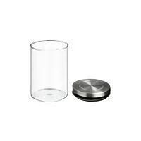 Bocal En Verre Et Inox HERMET 0,6 L - Blanc