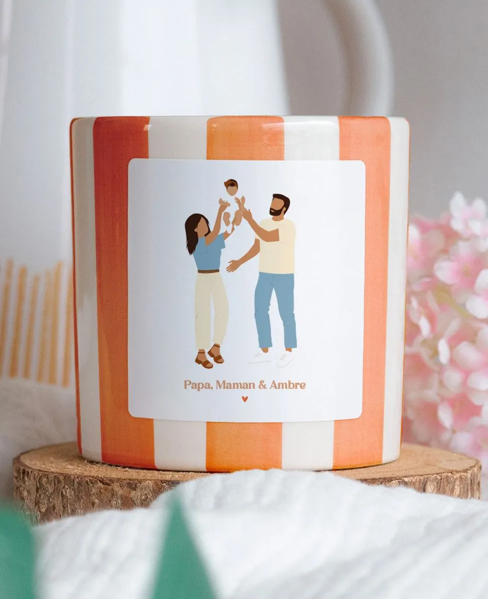 Bougie Premier enfant personnalisé
