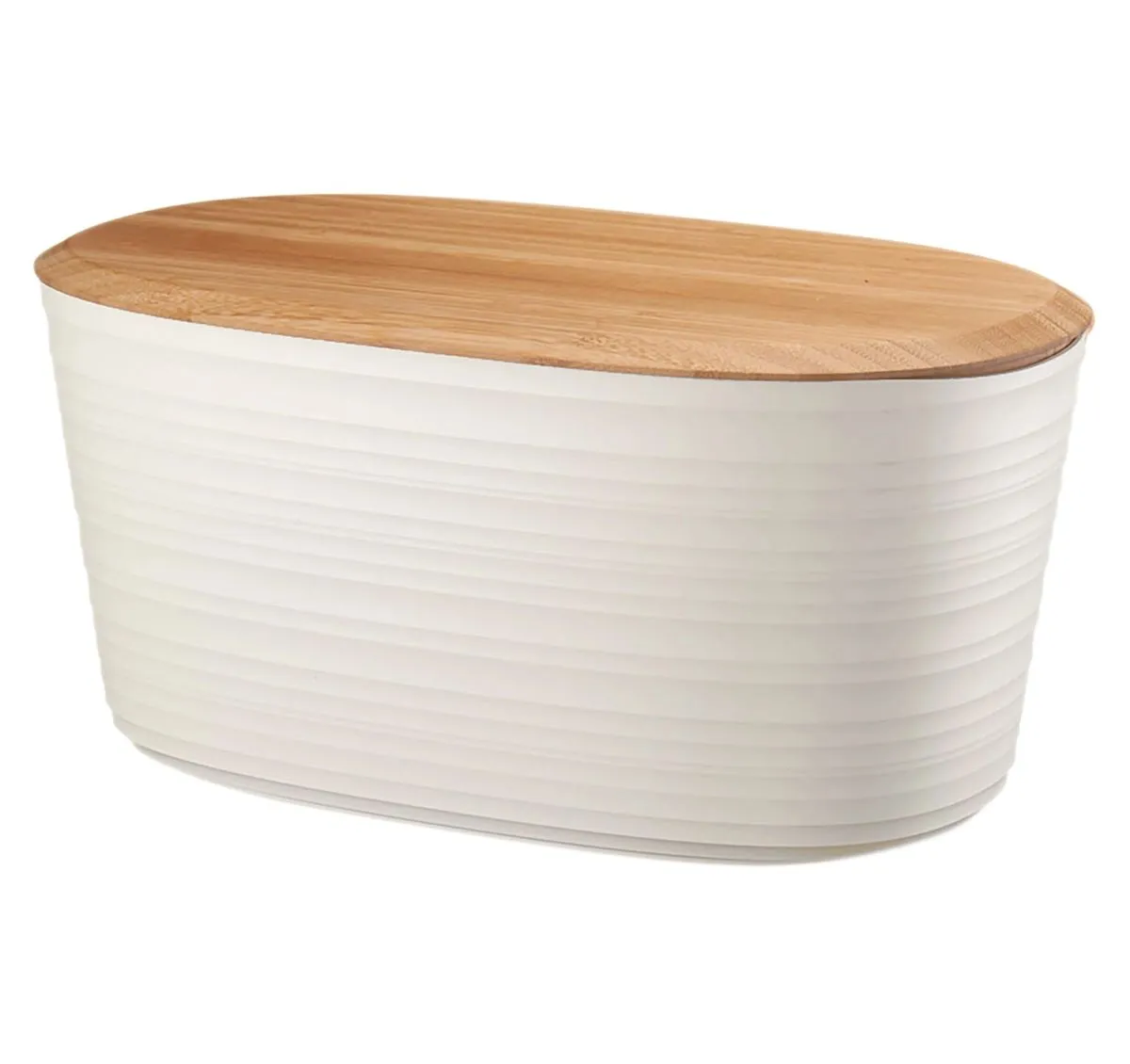 Boîte + couvercle planche à pain TIERRA CIRCLE 10L Blanc