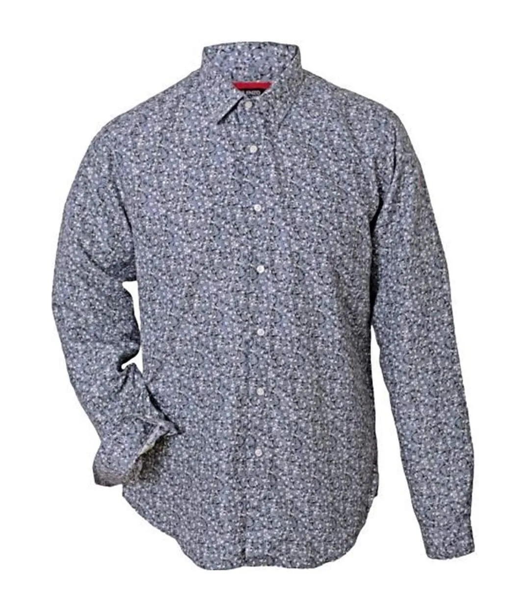 Chemise homme manches longues - Couleur grise - Coupe cintrée