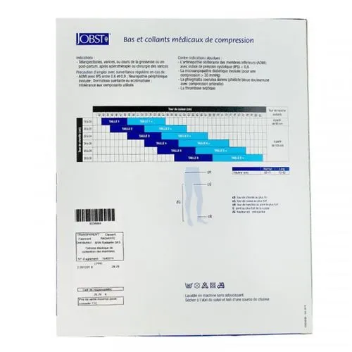 Collant de contention Caresse Jobst Classe 2 Opacité, Microfibre ultra douce, effet voile semi-opaque
