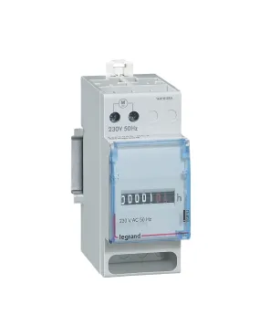Compteur horaire totalisateur modulaire affichage numérique 230V 50Hz 2 modules LEGRAND 004694