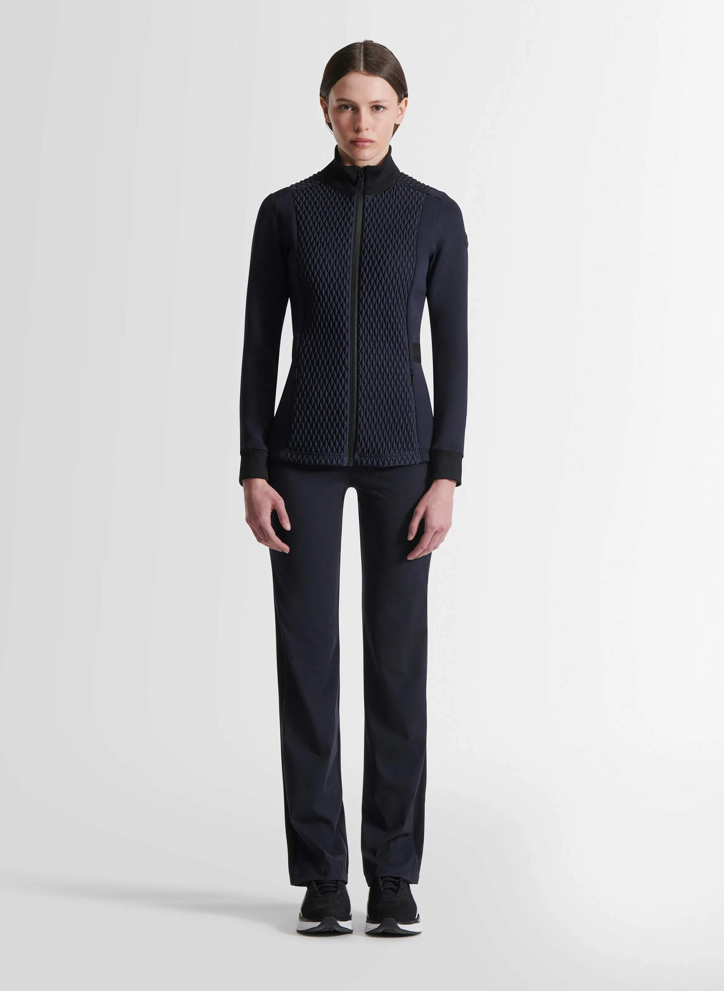 FUSALP  Veste meryl col montant coupe cintrée - Bleu