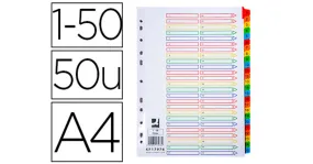 INTERCALAIRES NUMÉRIQUE EN CARTE MYLAR A4 25 TOUCHES