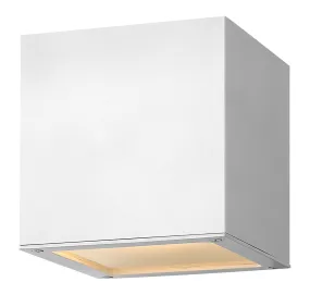 KUBE Murale exterieure Blanc DEL INTÉGRÉ - 1768SW | HINKLEY