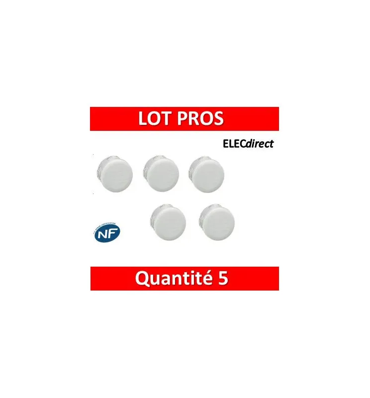 Legrand - LOT PROS - Boîte de dérivation étanche IP55 - D.60 - 092001x5