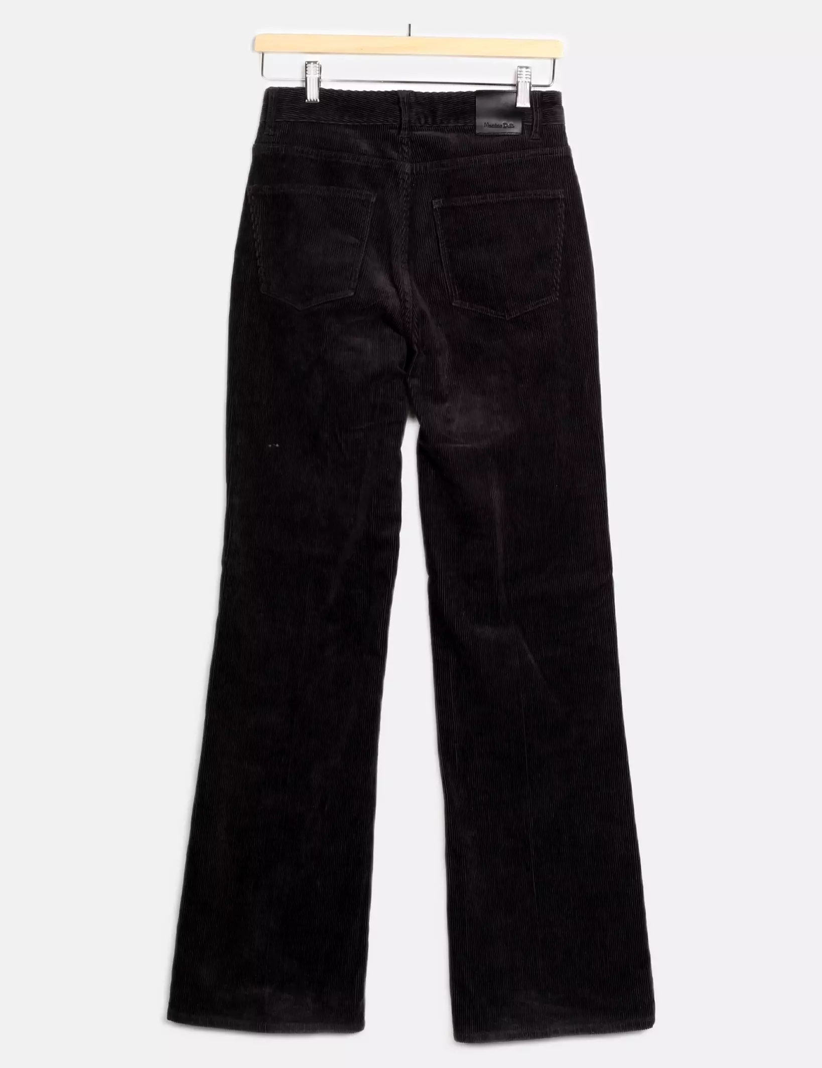 Massimo Dutti Pantalon en toile évasé Velours côtelé
