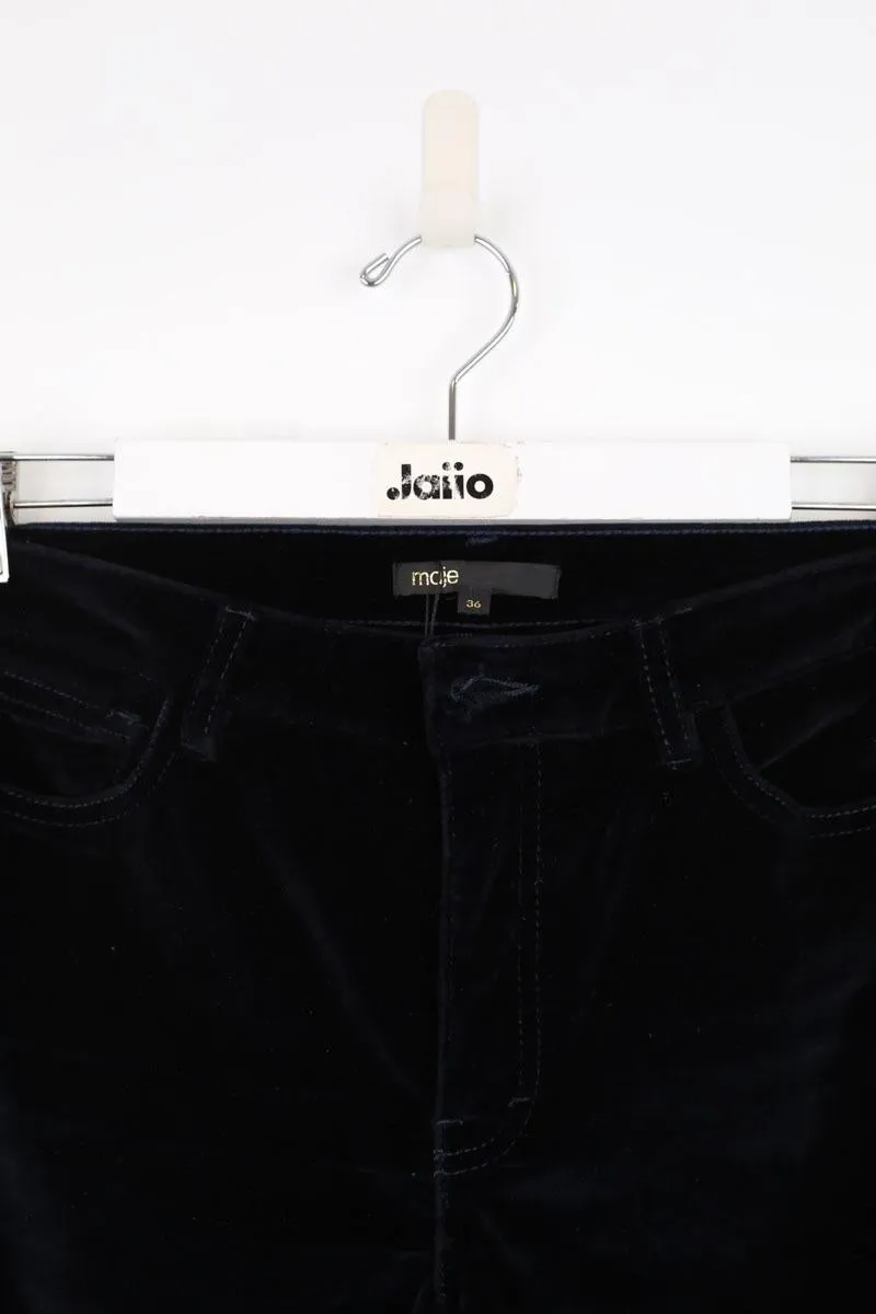 Pantalon slim en velours
