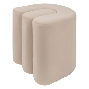 Pouf velours "Bolan"