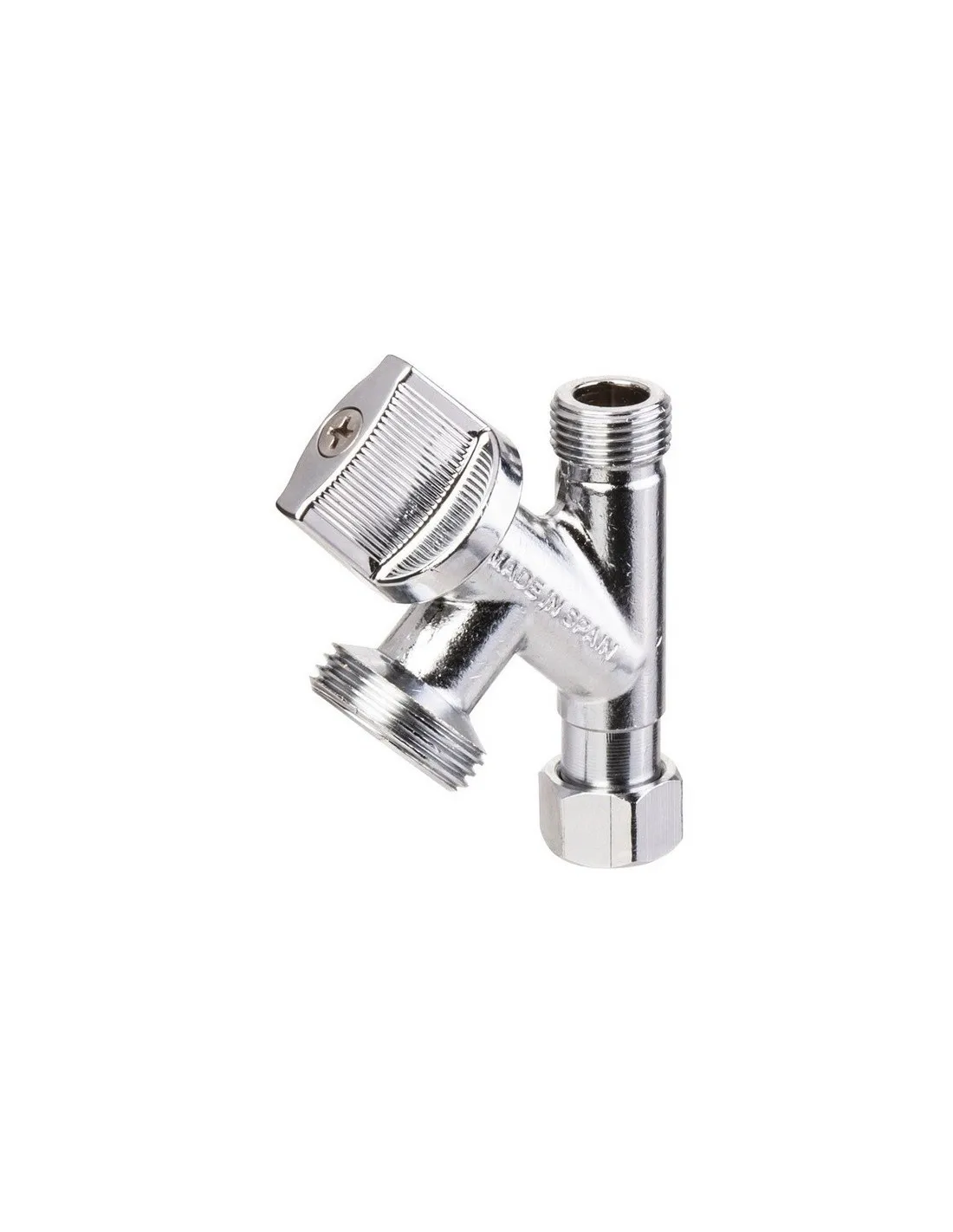 Robinet machine à laver 1/4 tour - F 3/4" avec piquage MF 3/8" - ARCO