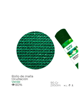 Rouleau De Filet Cachant Couleur Vert 90gr 2x50m Edm - 75804