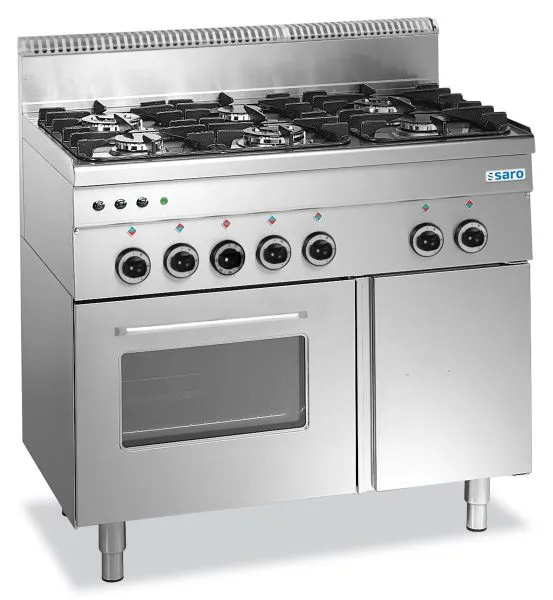 Saro Gasherd+Ofen+Grill 6 Brenner 600 Line Modell G6SFA6 504-1010 günstig versandkostenfrei online kaufen: große Auswahl günstig
