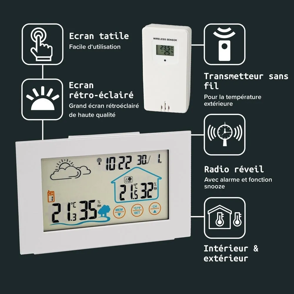 Station météo numérique intérieur / extérieur tecno