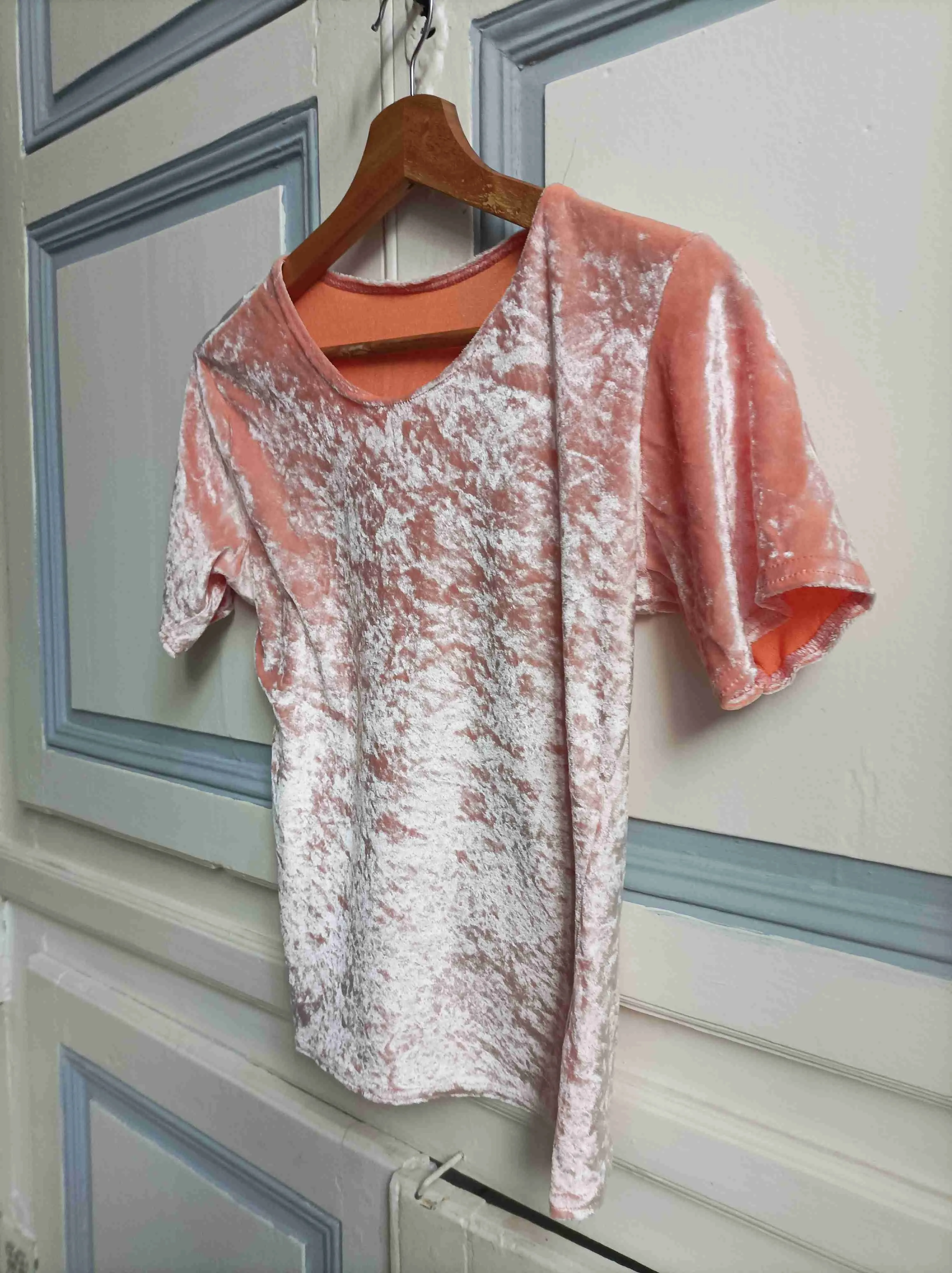 T-shirt en velours