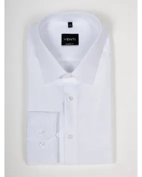 Venti Chemise cintrée manches extra-longues 72 cm blanche - Size-factory
