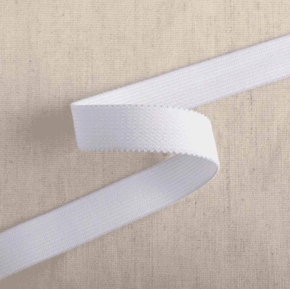 Élastique sous poitrine 20 mm - Blanc - au mètre - Lise Tailor